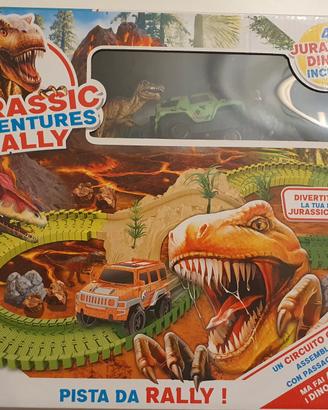 Gioco in scatola Jurassic adventure rally NUOVO

