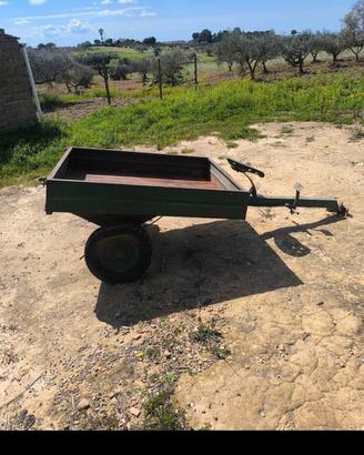 carrello per motocoltivatore 
