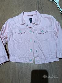 Giacca GAP jeans rosa tg M da ragazzina 12anni