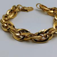BRACCIALE ANELLI ORO GIALLO 18 CT