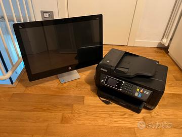 Pc all in one HP + Stampante
