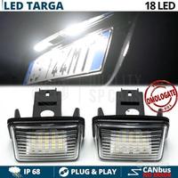 Luci TARGA LED PER PEUGEOT 308 SW Placchette 6500K