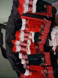 ADDOBBI DI NATALE, A FORMA DI GONNA E PANTNTALONI