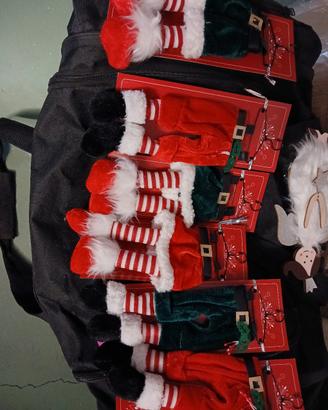 ADDOBBI DI NATALE, A FORMA DI GONNA E PANTNTALONI