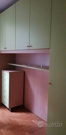 Cameretta armadio a ponte e cassettiera