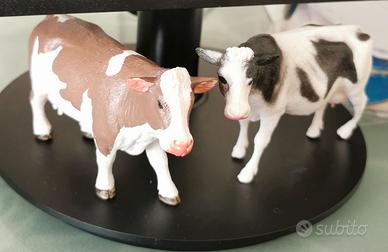 Presepe - Coppia di mucche cm 12,5 x cm 7,5