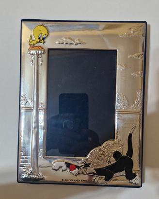 Cornice portafoto vintage  1996 in Argento 