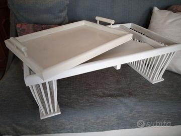 Portariviste- vassoio e leggio da letto