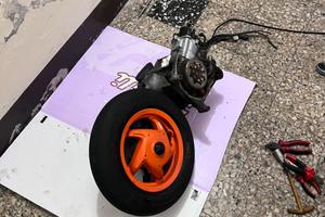 Blocco motore 125 2 tempi piaggio hexagon