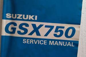 MANUALE OFFICINA ORIGINALE SUZUKI GSX 750 '98