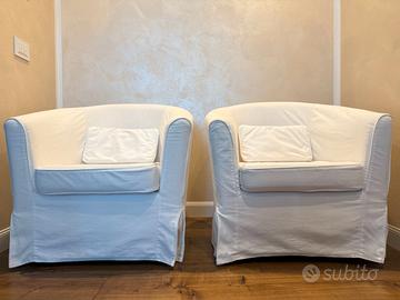 Coppia Poltrone Ikea Tullsta banche sfoderabili