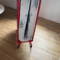 Lettino singolo pieghevole, usato pochissimo