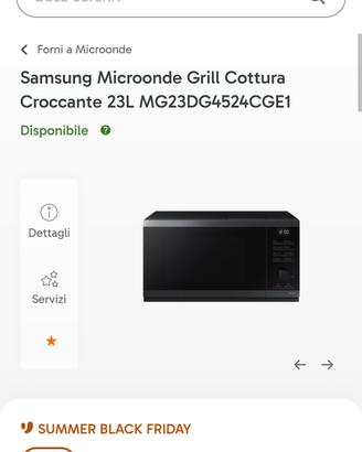 Samsung con grill MG23DG4524CGE1,