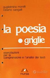 La poesia  Esercitazioni Comprensione Analisi