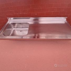 Lavandino cucina acciaio inox robusto