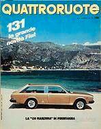Rivista quattroruote agosto 1974