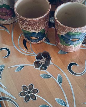 Bicchieri ceramica 