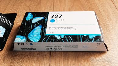 Cartuccia originale HP 727 B3P19A 130ml Ciano