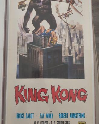 Poster originale 33x70 film King Kong anno 1935