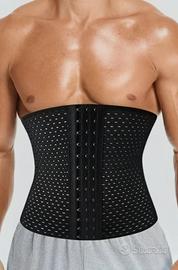 Fascia elastica modellante per addominali uomo 