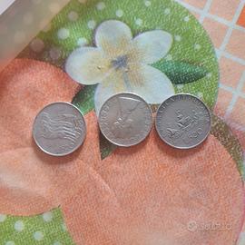 n3 monete argento  cinquecento lire 