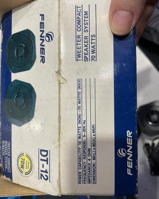 Coppia tweeter 70 watts Fenner