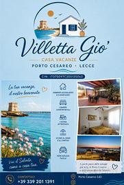 Porto Cesareo Lecce casa vacanze dal 29 agosto 
