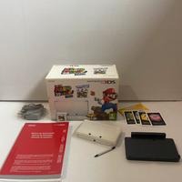 Nintendo 3Ds Ice White  Super Mario 3d Land Bundle