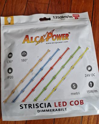 AlcaPower striscia led cob dimmerabile 5mt 