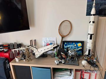 Lego Saturn, iss, venom, groot, apollo