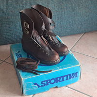 Scarponi cuoio La Sportiva cuoio 41 pelle montagna