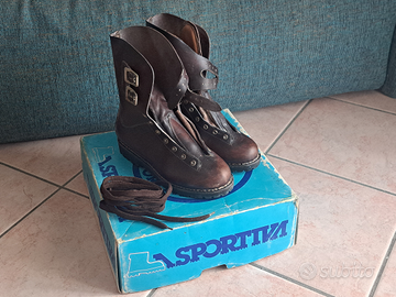 Scarponi cuoio La Sportiva cuoio 41 pelle montagna