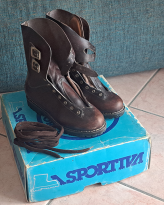 Scarponi cuoio La Sportiva cuoio 41 pelle montagna