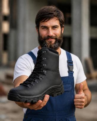 Scarponi anfibi pelle 45 scarpe antinfortunistica