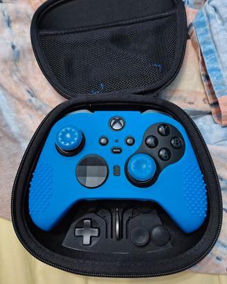 Controller Elite V2 + cover skin blu