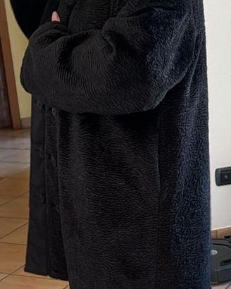Cappotto  vintage finto Astrakan 