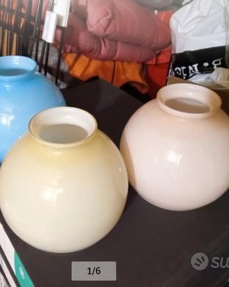 vetri colorati per lampadari sospensioni vintagi