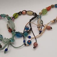 Bracciali Artigianali  con pietre e vetro