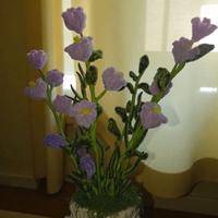 vaso di fiore artificiale 