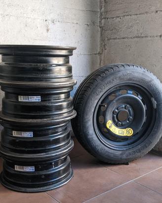 SET di 4+1 CERCHI marca KROMAG 6355 in acciaio