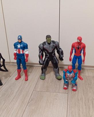 Supereroi grandi Spiderman Hulk Cap. America Ironm