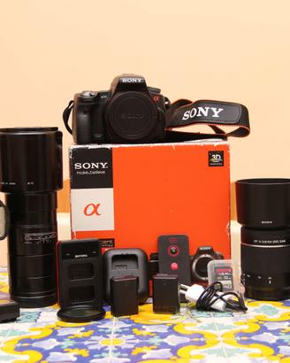 Sony SLT Alpha 33  + lens e accessori