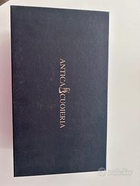 Sneaker uomo Vera pelle, blu, n 40 praticamente nu