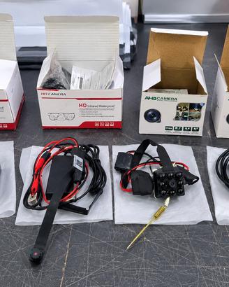 Lotto 4 Mini Telecamere WiFi Varie Nuove da testar