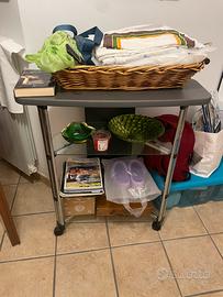 portatelevisore angolare cristallo