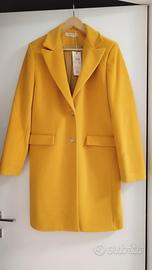 Cappotto lungo giallo tg L