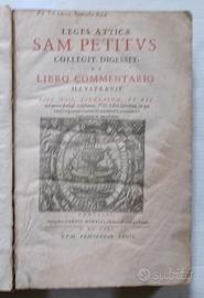 Petit, Samuel. Leges Atticae, 1635