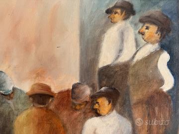 Dipinto raffigurante giocatori.