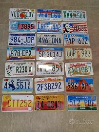 Targhe americane Fabbri Editori vintage 