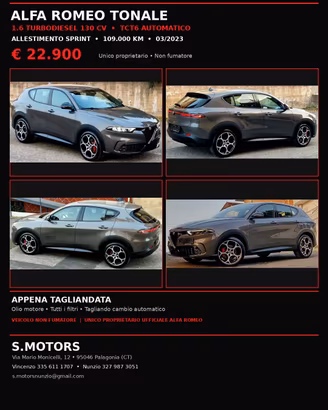 Alfa Romeo Tonale 1.6 Diesel 130Cv TCT6 Sprint-202